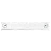 Monogram Modern Farmhouse Table Runner Lange Tafelloper (Horizontaal)