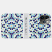 Monogram Modern Geometrische Dot Patroon #3 Case-Mate iPhone Case (Achterkant (horizontaal))