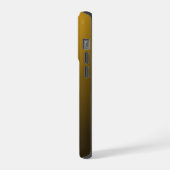 Monogram Modern Gold Tiger Eye iPhone Hoesje (Linkerkant)
