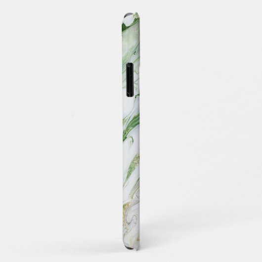 Monogram Modern Groen Wit Stijlvol Aangepast Case-Mate iPhone Case (Achterkant/rechts)