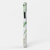 Monogram Modern Groen Wit Stijlvol Gepersonaliseer Case-Mate iPhone Case (Achterkant/rechts)