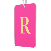 Monogram Modern Hot Pink Luchtverfrisser (Links)
