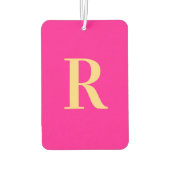 Monogram Modern Hot Pink Luchtverfrisser (Achterkant)