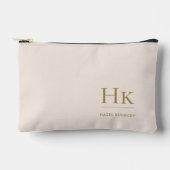 Monogram Modern klassiek minimalistisch blush roze Etui (Voorkant)