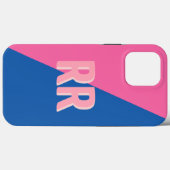 Monogram Modern Kleurrijk Case-Mate iPhone Case (Achterkant (horizontaal))