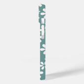 Monogram Modern Meisje Bloemen Patroon Gepersonali Case-Mate iPhone Case (Achterkant / Links)