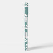 Monogram Modern Meisje Bloemen Patroon Gepersonali Case-Mate iPhone Case (Achterkant / Rechts)