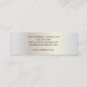 Monogram Modern Metallic Lux Mini Visitekaartje (Achterkant)