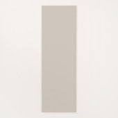 Monogram Modern Minimalist Natural Taupe Yogamat (Achterkant)