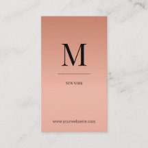 Monogram modern minimalistic rose´gold Monogramm