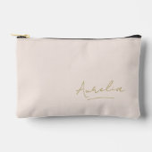 Monogram Modern Minimalistisch Blush Roze Goud Scr Etui (Voorkant)