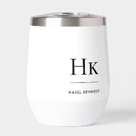 Monogram Modern Minimalistisch Eenvoudig Elegant W