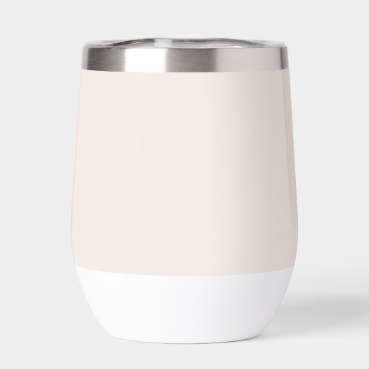 Monogram Modern Minimalistisch Elegant Blush Pink  (Achterkant)