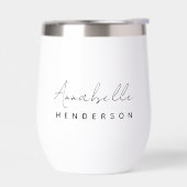 Monogram | Modern Minimalistisch Schoon Eenvoudig (Links)