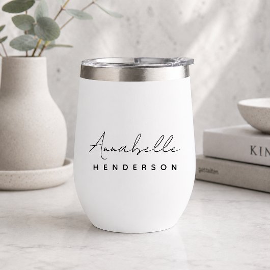Monogram | Modern Minimalistisch Schoon Eenvoudig