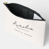 Monogram Modern Minimalistisch Script Eenvoudig Ch Etui (Open)