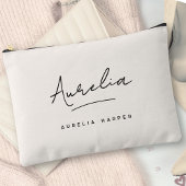 Monogram Modern Minimalistisch Script Eenvoudig Ch Etui