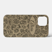 Monogram Modern Mosaic Animal Print Case-Mate iPhone Case (Achterkant (horizontaal))