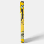 Monogram  Modern Poppy Flower iPhone Case-Mate iPhone Case (Achterkant / Links)