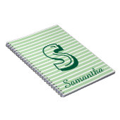 Monogram Modern Preppy Back-To-School Notitieboek (Rechterzijde)