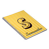 Monogram Modern Preppy Back-To-School Notitieboek (Rechterzijde)