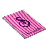 Monogram Modern Preppy Back-To-School Notitieboek (Rechterzijde)