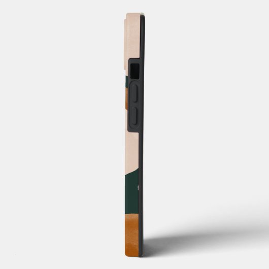 Monogram modern roestgroen abstract stijlvol chic Case-Mate iPhone case (Achterkant / Links)