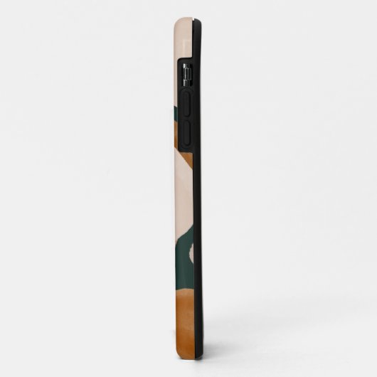 Monogram modern roestgroen abstract stijlvol chic Case-Mate iPhone case (Achterkant/links)