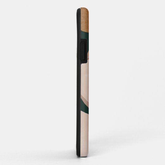 Monogram modern roestgroen abstract stijlvol chic Case-Mate iPhone case (Achterkant/rechts)