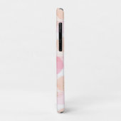 Monogram Modern Roze Meisjesachtige Glitter Persoo Case-Mate iPhone Case (Achterkant/links)