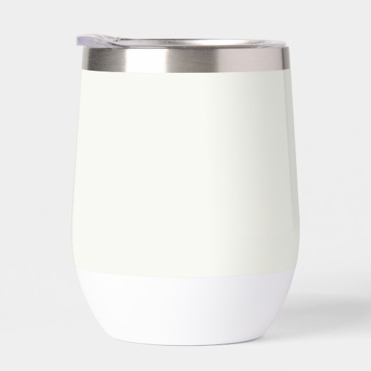 Monogram Modern Simple Elegant Ivory White Custom (Rechts)