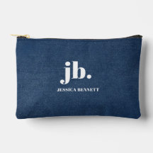 Monogram Modern Spijkerbroek Textuurprint