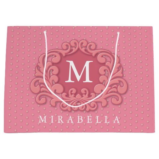 Monogram Modern Stijl Maak Je Eigen Groot Cadeauzakje (Voorkant)