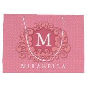 Monogram Modern Stijl Maak Je Eigen Groot Cadeauzakje (Achterkant)