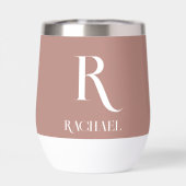 Monogram Modern Stijlvol Beige (Achterkant)