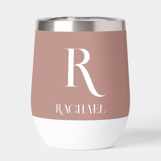 Monogram Modern Stijlvol Beige (Achterkant)