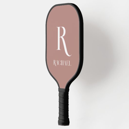 Monogram Modern Stijlvol Beige Pickleball Paddle (Links)