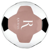 Monogram Modern Stijlvol Beige Voetbal (Gedraaid)