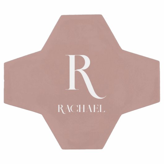 Monogram Modern Stijlvol Beige Voetbal (Enkel)