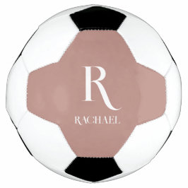 Monogram Modern Stijlvol Beige Voetbal
