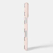 Monogram Modern Stijlvol Blush Roze Patroon Case-Mate iPhone Case (Achterkant / Rechts)