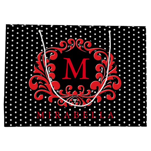 Monogram Modern Stijlvol Creëer Uw Eigen Groot Cadeauzakje (Achterkant)