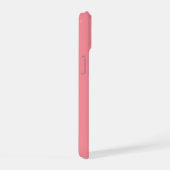 Monogram Modern Stijlvolle Roze iPhone 15 Case (Rechterkant)