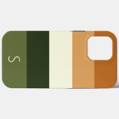 Monogram modern streeppatroon Case-Mate iPhone case (Achterkant (horizontaal))