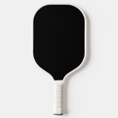 Monogram Modern Strepen Zwart Wit Pickleball Paddle (Achterkant)
