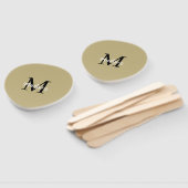 Monogram Modern Tan Black Sand Handwaaier (Niet-gemonteerd)