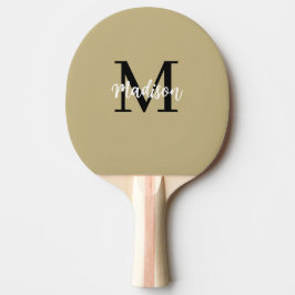 Monogram Modern Tan Black Sand Tafeltennisbatje