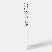 Monogram Modern Terrazzo Mozaïek Patroon Case-Mate iPhone Case (Achterkant / Links)