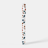 Monogram Modern Terrazzo Mozaïekpatroon iPhone 15 Case (Rechterkant)