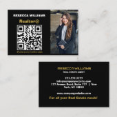 Monogram modern vastgoed 2025 visitekaartje (Voorkant / Achterkant)